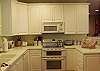 The kitchen is fully appointed