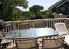 Enjoy meals and sunny days on the deck