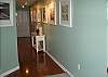 View of entry hall from living area
