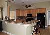 Spacious, open kitchen overlooks great room