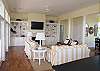 High ceilings, lots of light and beautiful wood floors