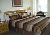 Bedroom with king bed and private bath