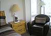 Sitting area in the bedroom