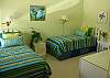 Fifth bedroom offers twin beds