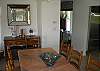 Enjoy in house dining at the large dining table that comfortably seats 8