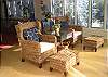 Enjoy relaxing in the den, looking out to the yard and ocean in the distance
