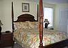 Enjoy this queen rice bed and private bath