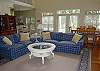Living area with comfortable furnishings