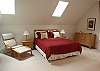 Large, spacious room with queen bed, private bath and desk area