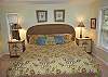 Master suite with king bed and private bath