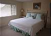 King bedroom located on the first level with a private bath