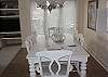 Dining room seats 6, pass thru area to kitchen