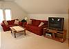 Large sitting area in Queen bedroom