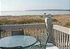 Enjoy the sun and the view from the upstairs deck