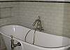 Deep soaking tub