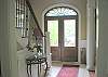 Entrance to gracious southern vacation home