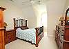 queen bed shares bath with bedroom 5