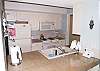Granite tile counter tops, newer appliances and tile flooring