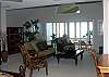 Sitting area with TV and sunporch