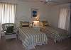 Twin bedroom on main level with full bath