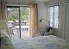 Features a king bed, private bath and deck