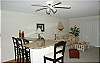 Attractive dining bar with beadboard and granite top