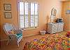 All bedrooms have sitting areas, TVs, clock radios, good bedding and plenty of closet space