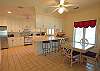 Bar area is a great place for a quick snack or cup of coffee