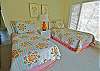 Another view of the first floor twin bedroom