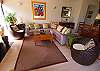 Enjoy hanging out together in the living room watching the huge flat screen TV with sound system and DVD for movies