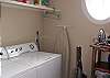 Full size washer and dryer conveniently located on the 2nd floor