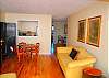 Looking from the sunroom towards the kitchen
