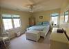 Located upstairs this queen bedroom shares bath with the king bedroom