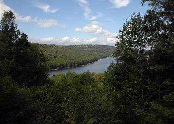 View from deck