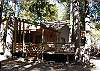 Lovely vintage cabin- internet, deck, wooded lot, near downtown