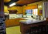 Wrap around kitchen with nice breakfast bar.