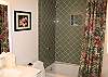 New ceramic tile in both baths.