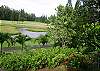 View from living room lanai - overlooks water hazard on Fazio course.