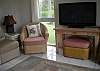 Additional seating in living area.
