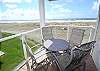 Unit 821 Balcony Dining Area - Vacations By The Sea, Westport, Washington