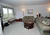Unit 122 Living Room - Vacations by the Sea, Westport, Washington