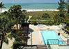 Central Gulf Coast Condominium rental - Exterior Photo - A view of the Gulfside heated pool and private beach access