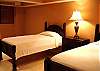 Comfortable bedroom with 2 twin size cozy beds