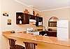 Nice view of an American standards fully equipped kitchen