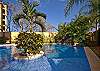 Great pool with a waterfall