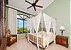 A beautiful and spacious bedroom with beautiful and comfortable queen size bed