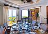 Dining area for 6 guests.