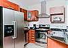 A nice American standards fully equipped kitchen