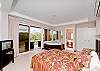 Great master bedroom with comfortable king size bed jacuzzi tube a cable TV