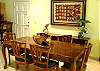 Comfortable dining for 6 guests
